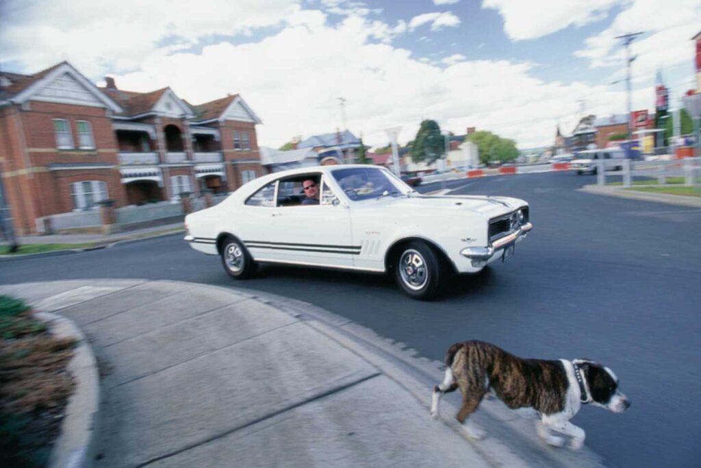 Melbourne to Bathurst drive Holden HT GTS 350 Monaro