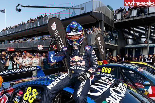 V8Supercars -red -bull -driver -celebrating