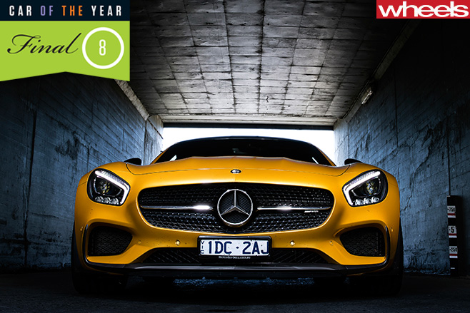 Mercedes -AMG-GTS-front -in -garage