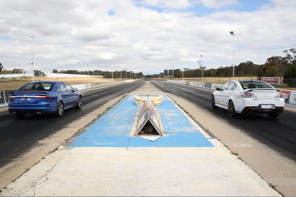 Ford Falcon XR8 vs Holden Commodore Redline