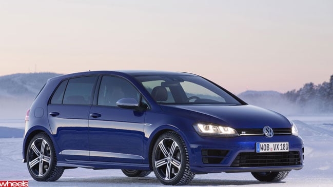 Wheels magazine, motoring news, Wheels, Volkswagen Golf R, Haldex, ice driving