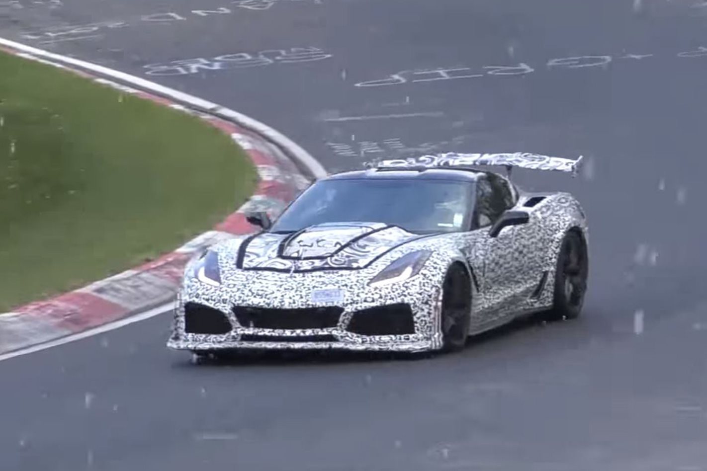 Corvette testing drive