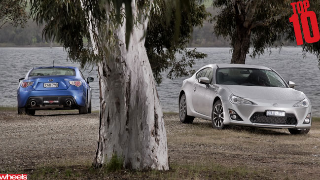 Wheels magazine, motoring, Top 10 2013, Toyota 86, Subaru BRZ