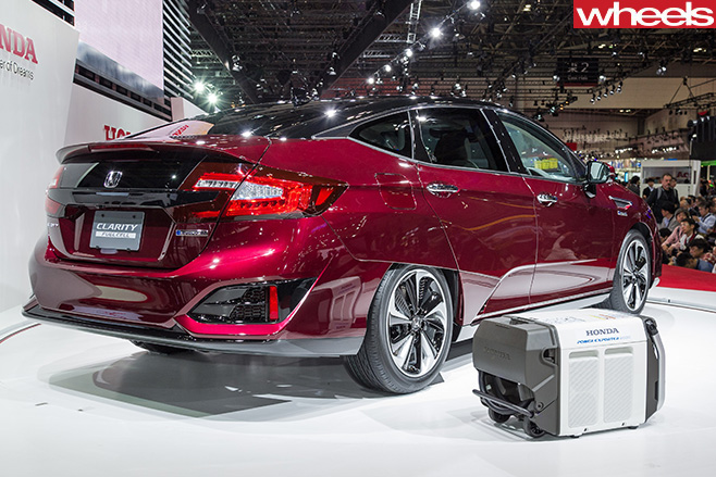 Honda -Clarity -Fuel -Cell -Vehicle -rear