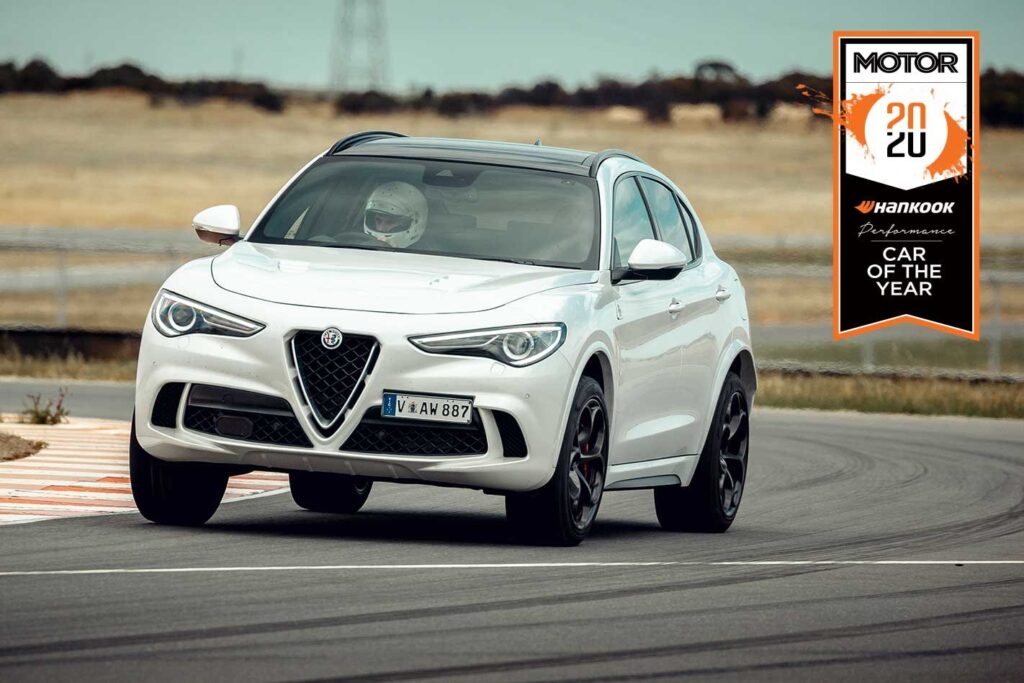 Alfa Romeo Stelvio Q Performance Car of the Year 2020 results