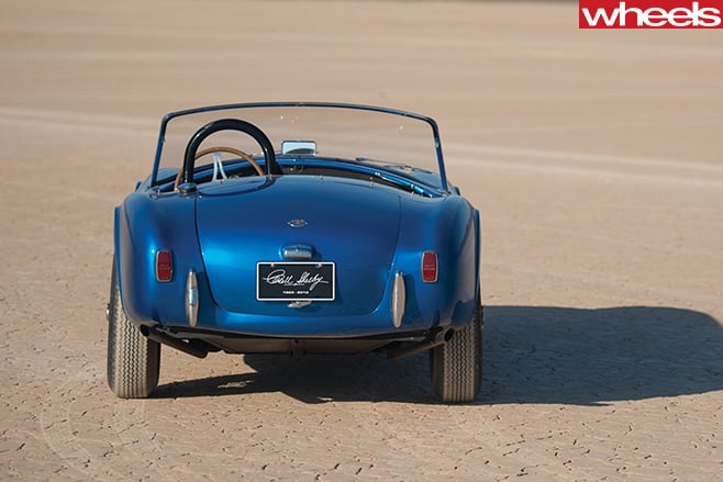 Blue -shelby -cobra -rear