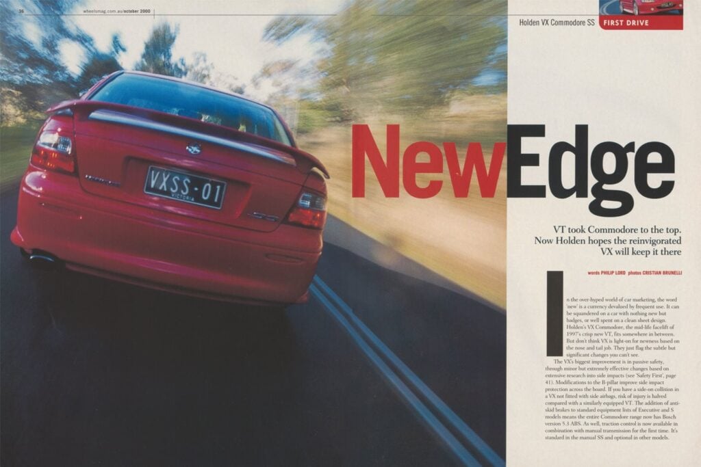 2000 Holden Commodore: Holden VX Commodore SS first drive