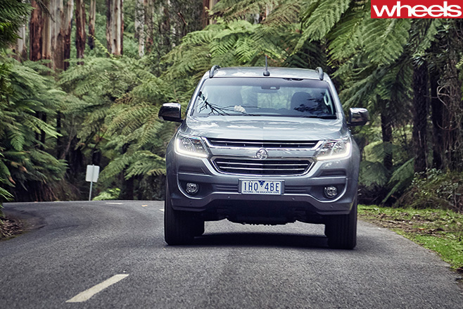 Holden -Trailblazer -SUV-front -driving