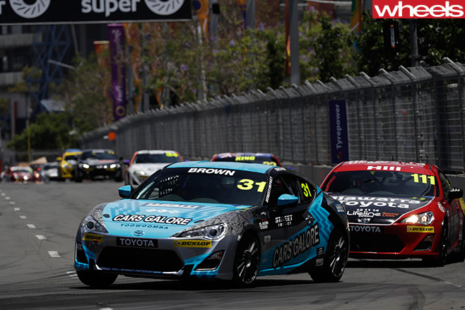 Will Brown on track