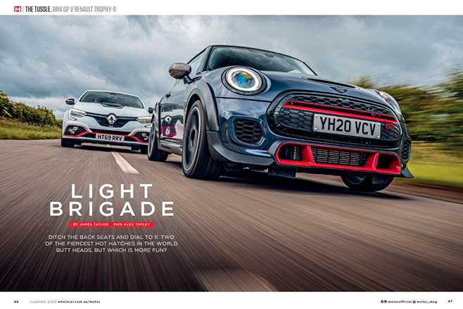 Mini GP vs Renault Megane Trophy-R