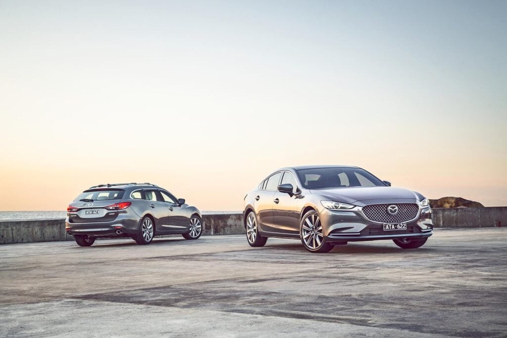 Mazda 6 wagon and sedan
