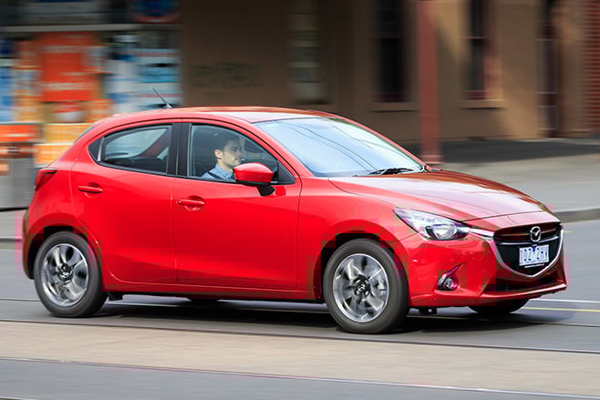 Mazda 2 front side view