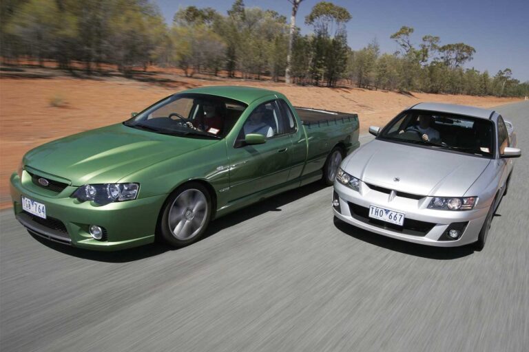 All Aussie Showdown 2005 HSV Maloo R8 vs FPV Pursuit