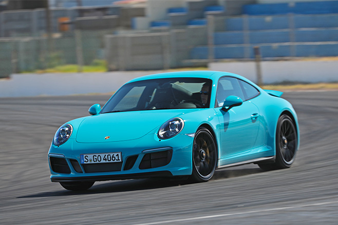 2017 Porsche 911 GTS driving