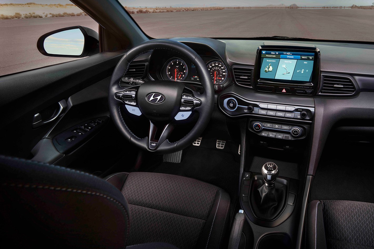 2018 Hyundai Veloster N interior