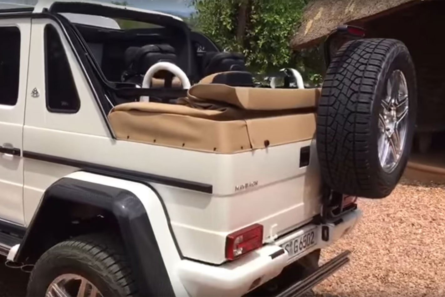 2017 Mercedes Maybach G650 Landaulet rear