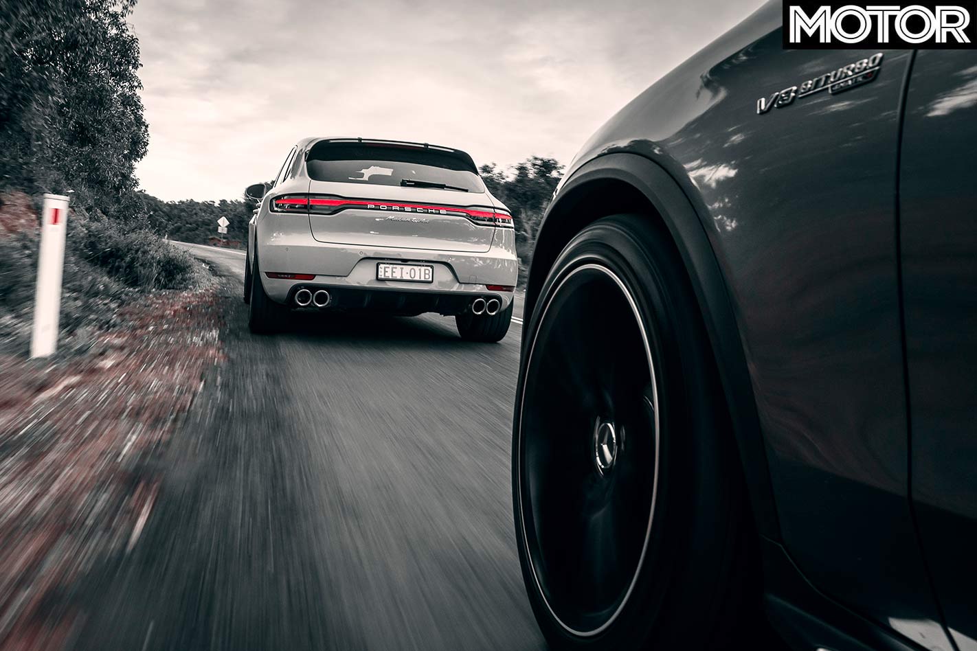 Porsche Macan Turbo v Mercedes-AMG GLC63 S