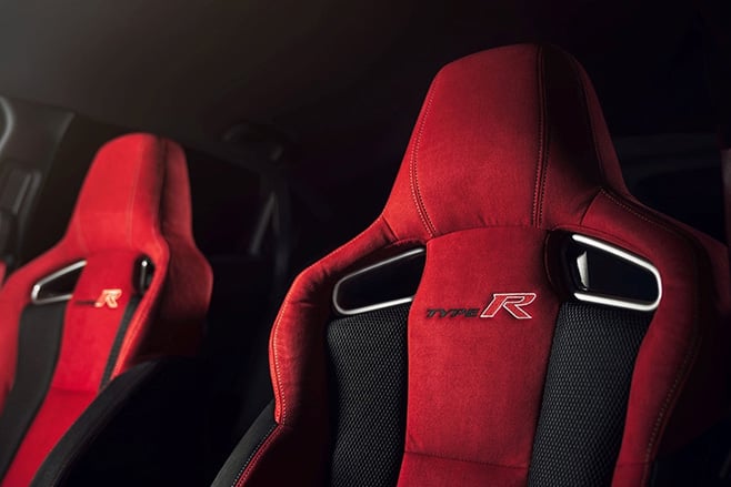 2018 Honda Civic Type R seats