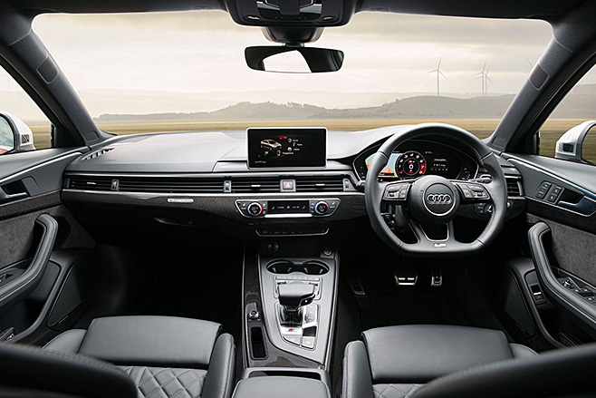 2017 Audi S4 interior