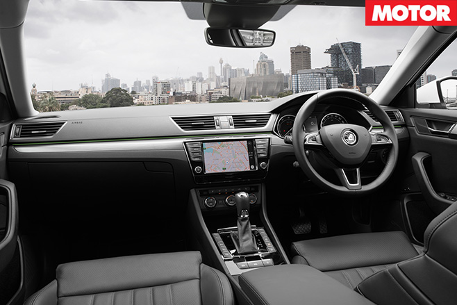 Skoda Superb 206TSI interior
