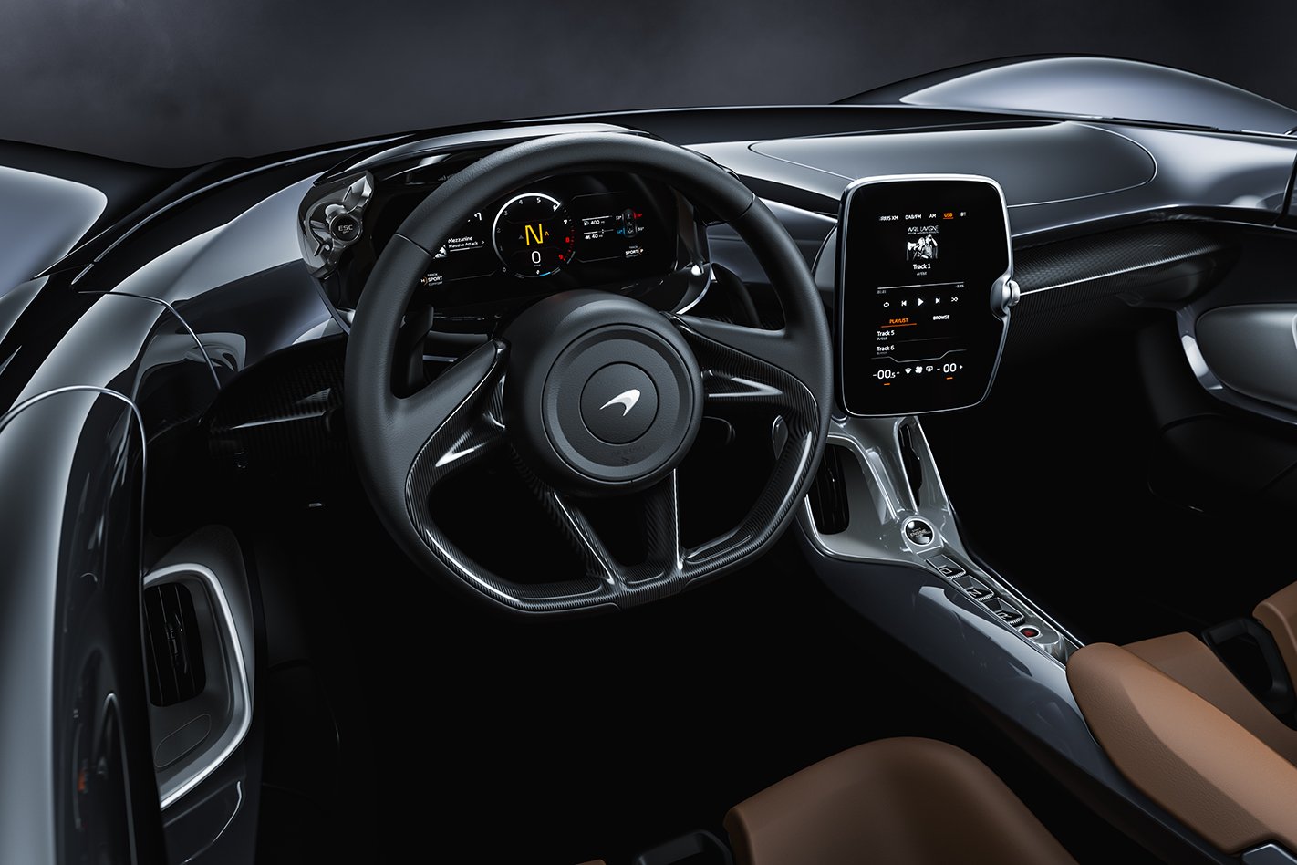 McLaren Elva interior