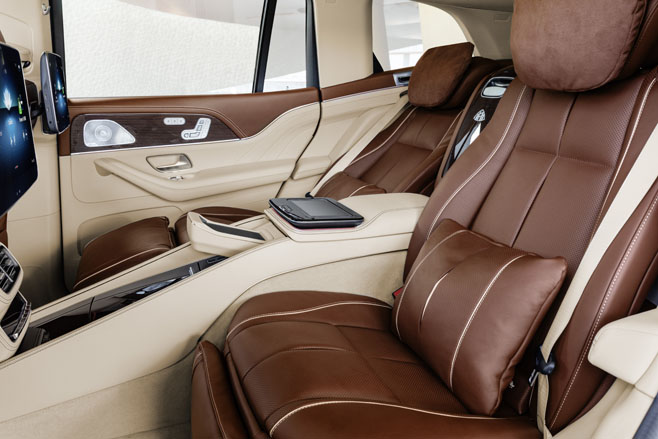 Mercedes-Maybach GLS600 rear seats