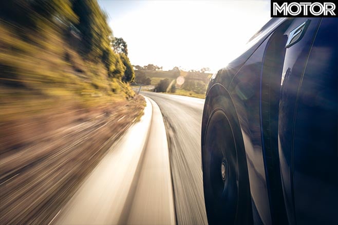 Lexus GS F driving