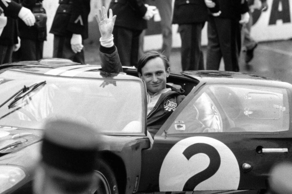 Chris Amon driving