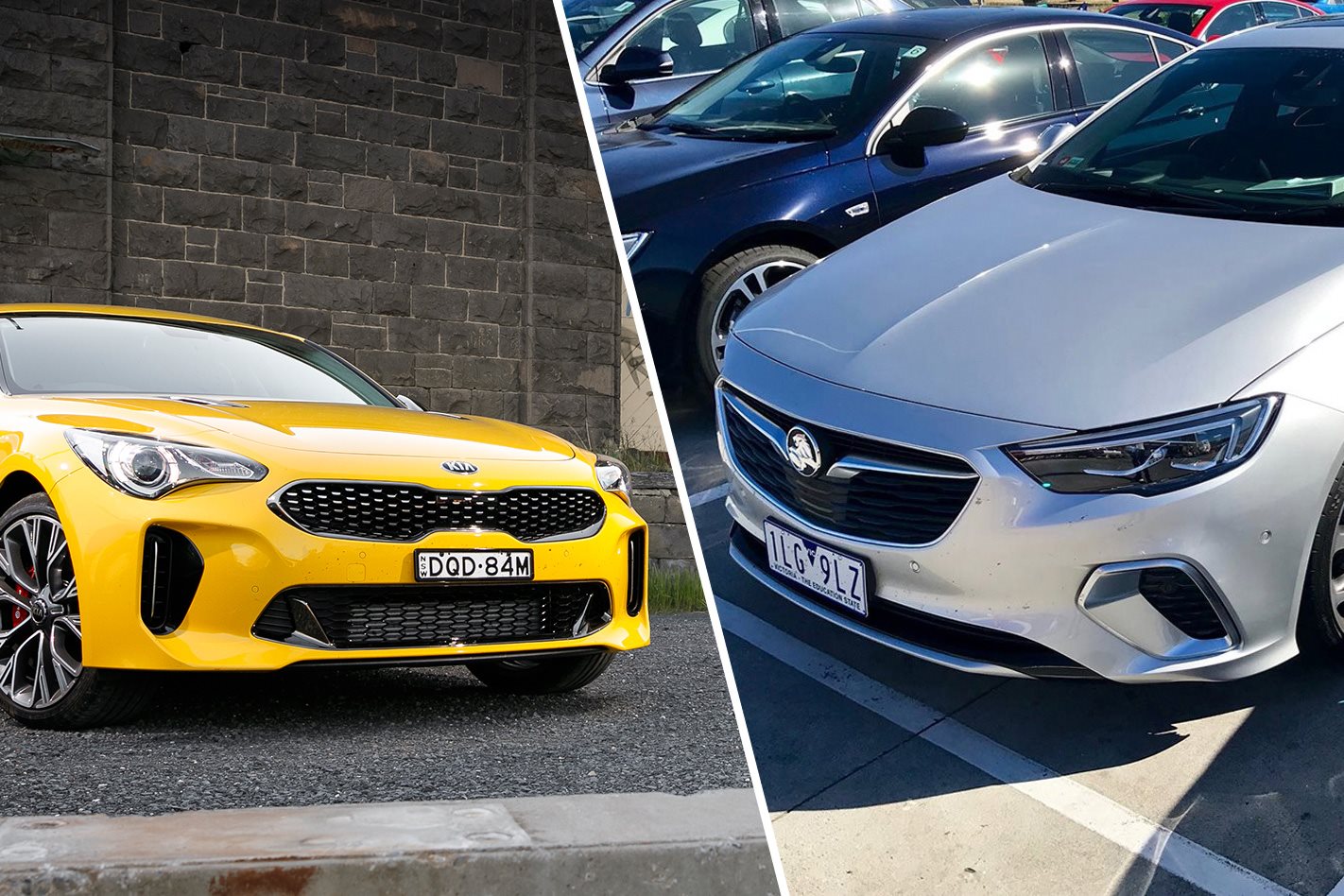 2017 Kia Stinger 330Si vs 2018 Holden Commodore VXR