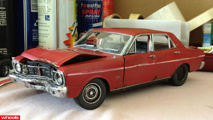 Diecast car models