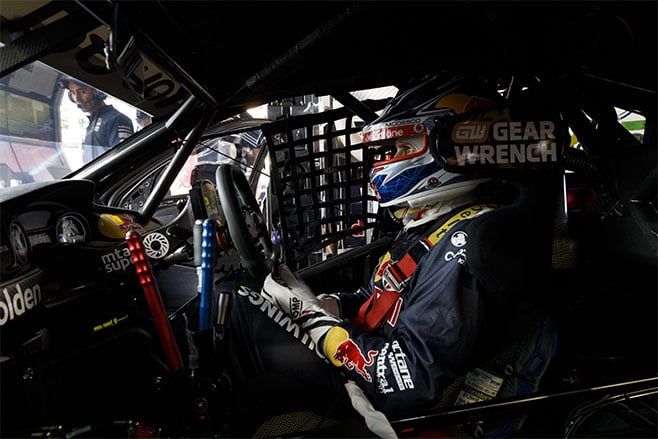 Jamie Whincup in car