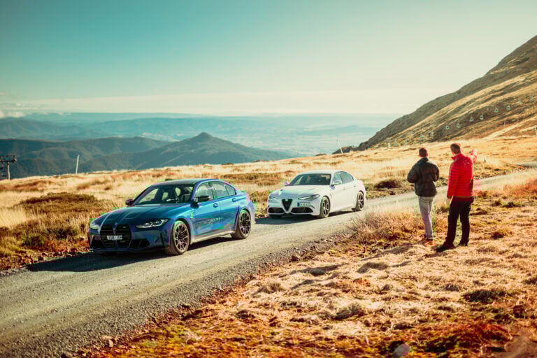 2021 BMW M3 v Alfa Romeo Giulia Q comparison review