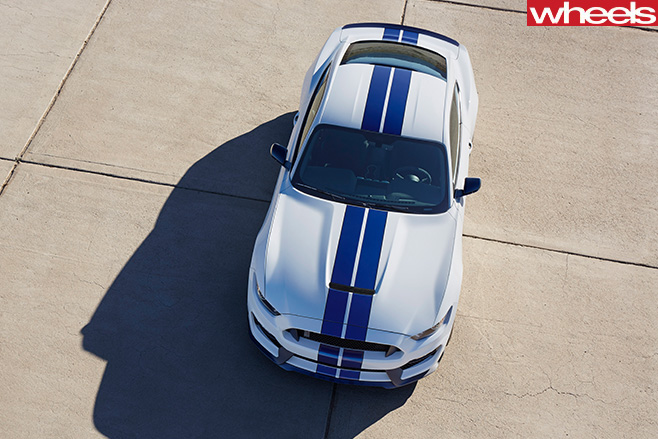 Supercharged -Ford -Mustang -side -front -top-