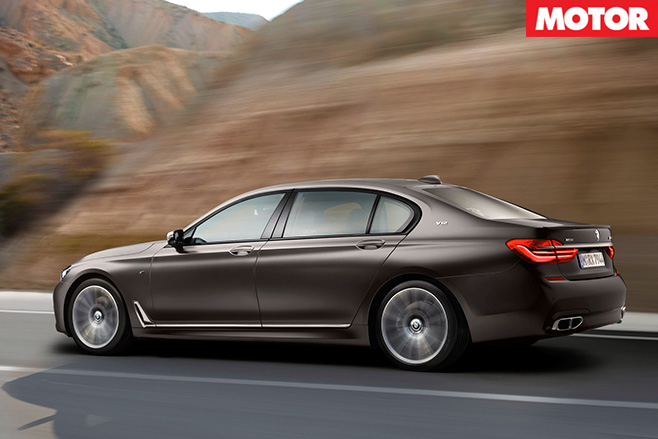 BMW M760Li rear side