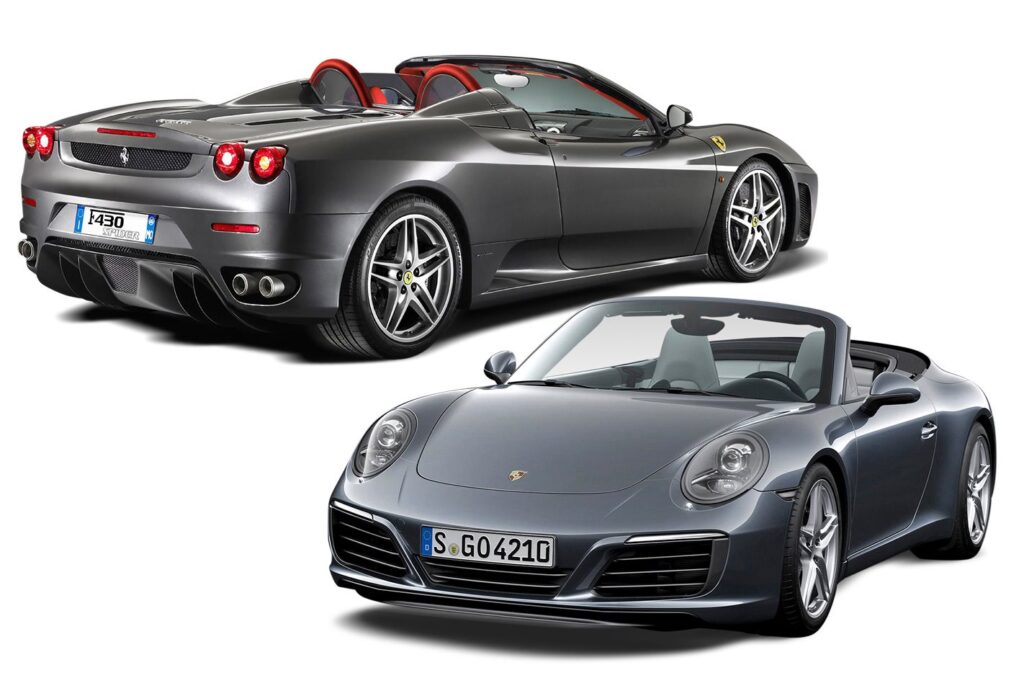 New vs Used: 2006 Ferrari 430 Spider vs Porsche 911 Cabriolet