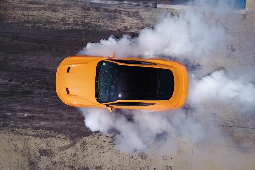 mustang ecoboost line lock burnout main