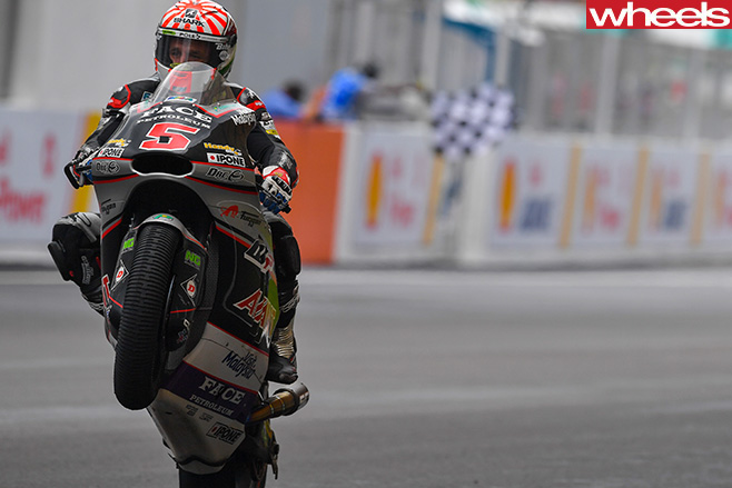 Wheelie -Moto2