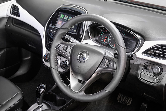 Red -holden -barina -interior