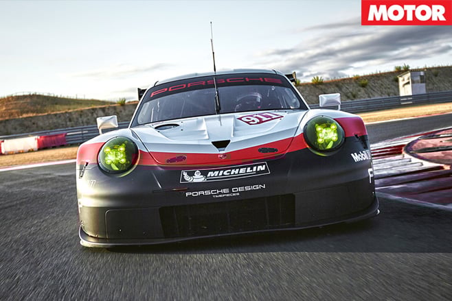 2017 Porsche 911 RSR side
