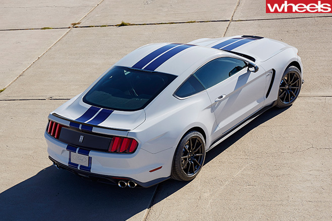 Supercharged -Ford -Mustang -side -front -top