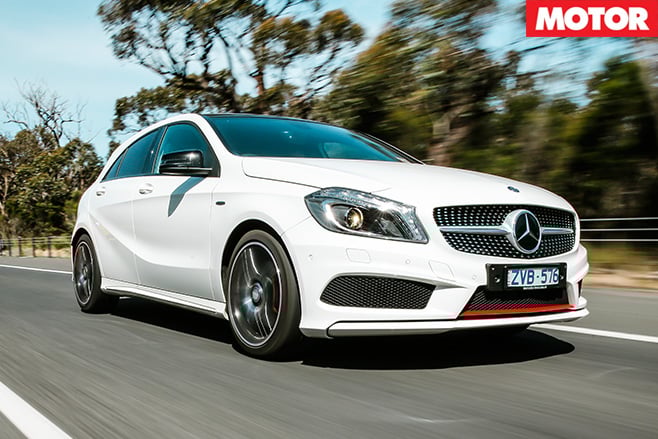 Mercedes benz a250 sport driving