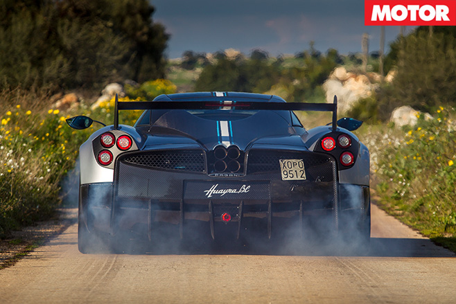 Pagani BC revealed rear