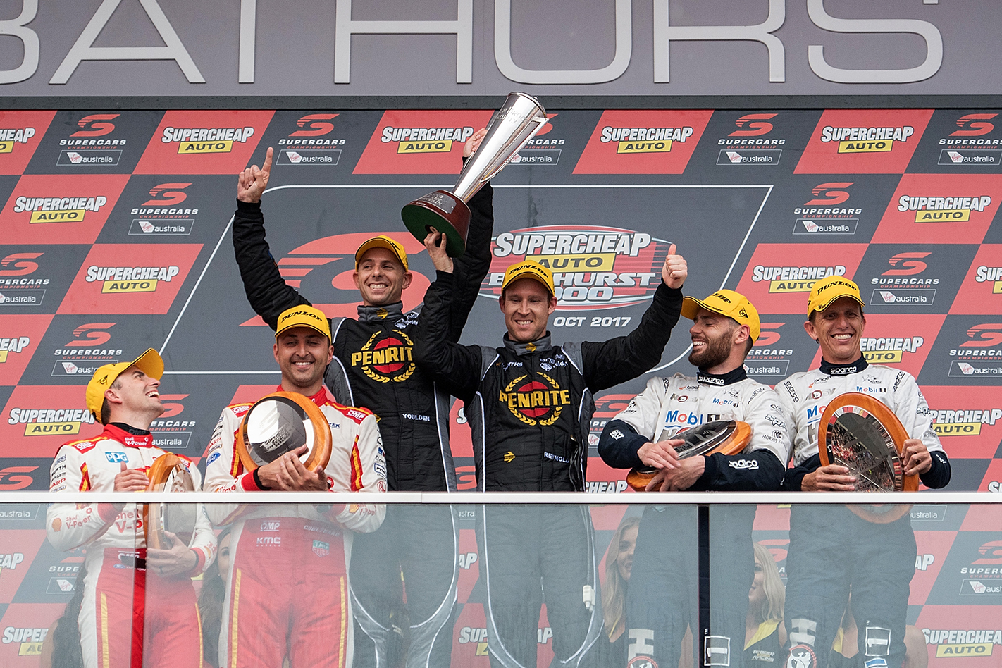 Podium at the 2017 Bathurst 1000