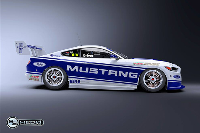 2018 Ford Mustang Supercar side