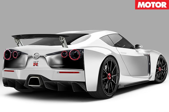 Nissan R36 GT-R rear
