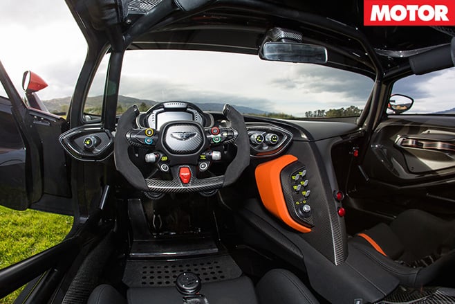 Aston Martin Vulcan interior