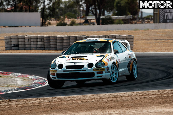 Bates Toyota Celica GT-Four rally car drive
