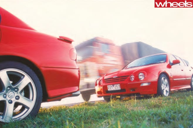Holden -Commodore -driving -with -Falcon