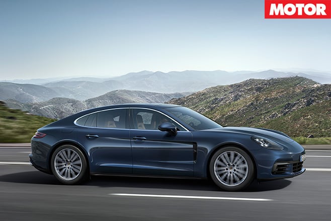 2017 Porsche Panamera 4S side