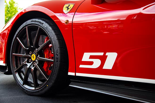 2018 Ferrari 488 Pista Piloti side